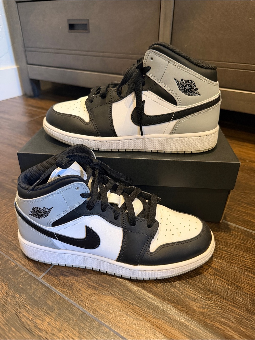 Jordan Kids Sneakers Black with grey